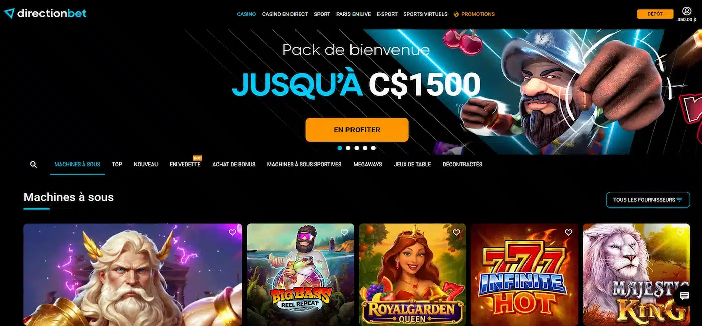Directionbet casino légal