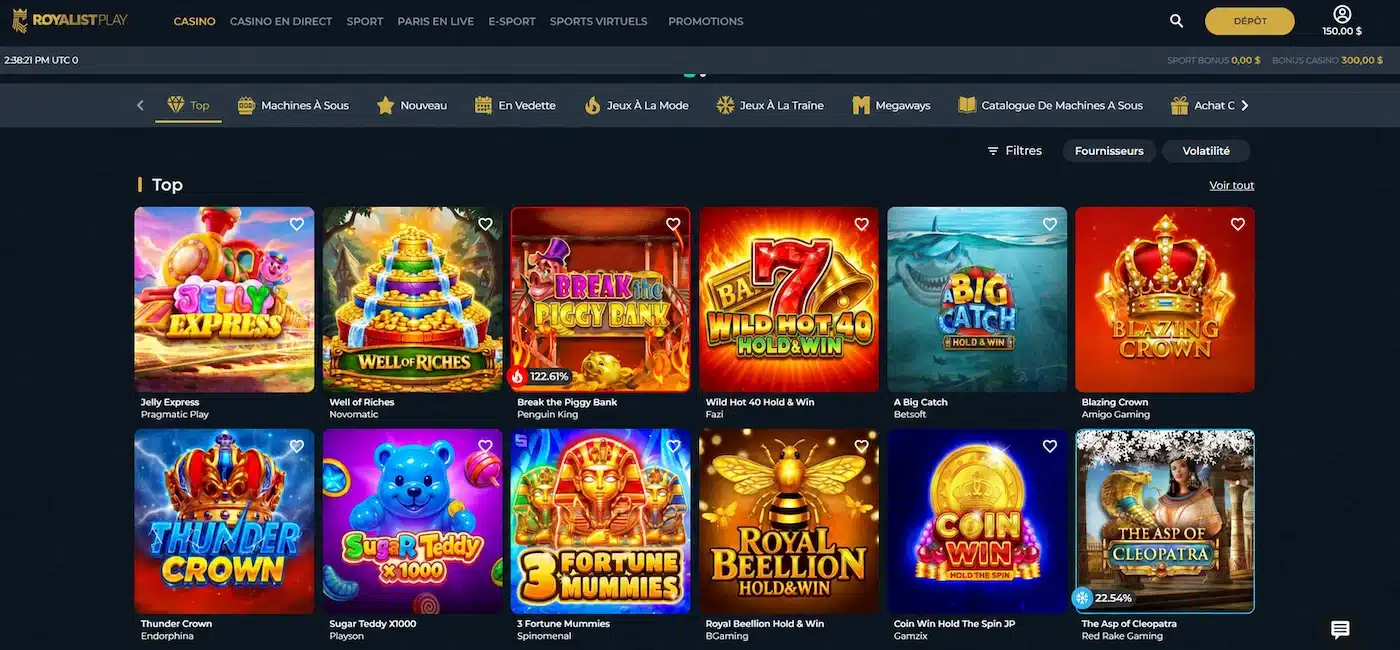 Royalistplay casino légal
